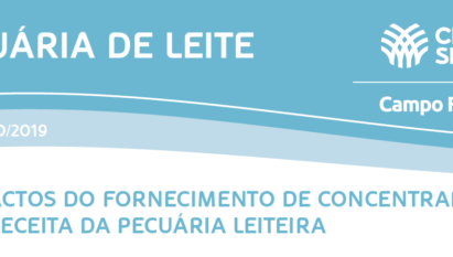 IMPACTOS DE FORNECIMENTO DE CONCENTRADO NA RECEITA DA PECUÁRIA LEITEIRA