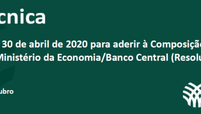 PRODUTOR TEM ATÉ 30 DE ABRIL DE 2020 PARA ADERIR À COMPOSIÇÃO DE DÍVIDAS RURAIS AUTORIZADA PELO MINISTÉRIO DA ECONOMIA/BANCO CENTRAL (RESOLUÇÃO 4.755/2019)