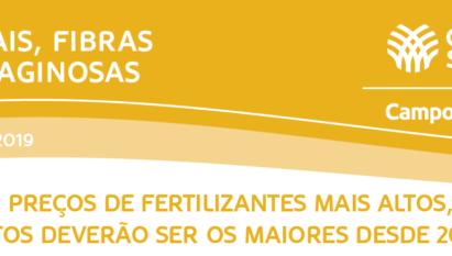 COM PREÇOS DE FERTILIZANTES MAIS ALTOS, CUSTOS DEVERÃO SER OS MAIORES DESDE 2010