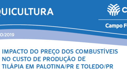 IMPACTO DO PREÇO DOS COMBUSTÍVEIS NO CUSTO DE PRODUÇÃO DE TILÁPIA EM PALOTINA/PR E TOLEDO/PR