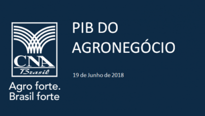 COMUNICADO TÉCNICO - PIB: PREÇO DOS PRODUTOS AGROPECUÁRIOS PRESSIONAM RENDA DO PRODUTOR NO 1º TRIMESTRE DE 2018