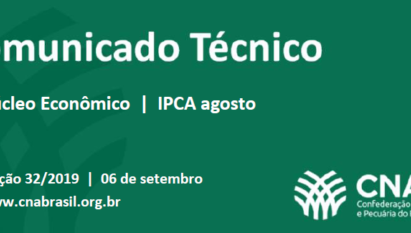 IPCA DE AGOSTO TERIA SIDO O DOBRO SEM A QUEDA DE 0,84% NOS PREÇOS DOS ALIMENTOS CONSUMIDOS EM CASA