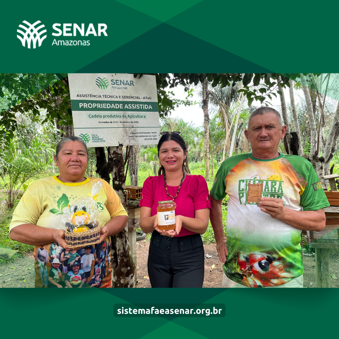 Senar Amazonas leva mel de Boa Vista do Ramos e café de Apuí para exposição de produtos da ATeG em Brasília