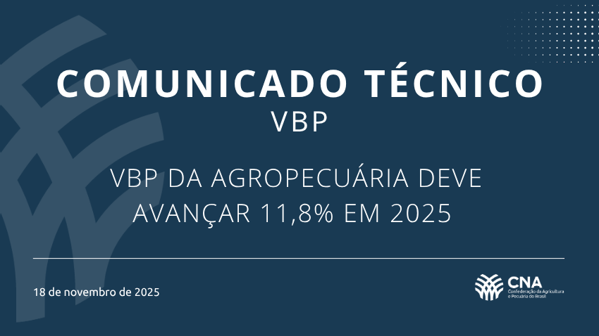 VBP da Agropecuária deve avançar 11,8% em 2025