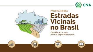 CNA apresenta estudo inédito sobre estradas vicinais