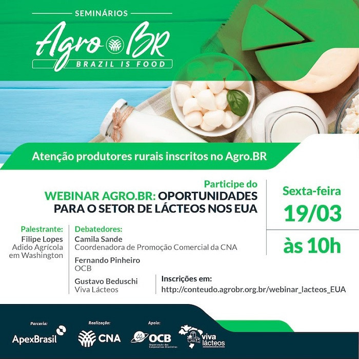 Card Webinar Modalidades Leite Agro BR