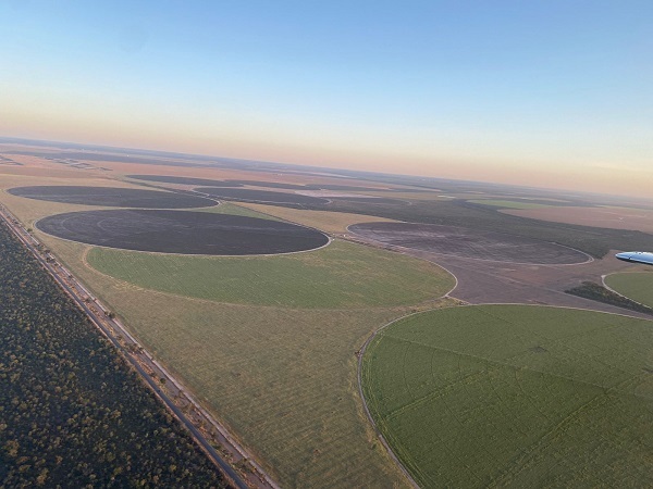 Imagens aéreas da região do oeste da Bahia