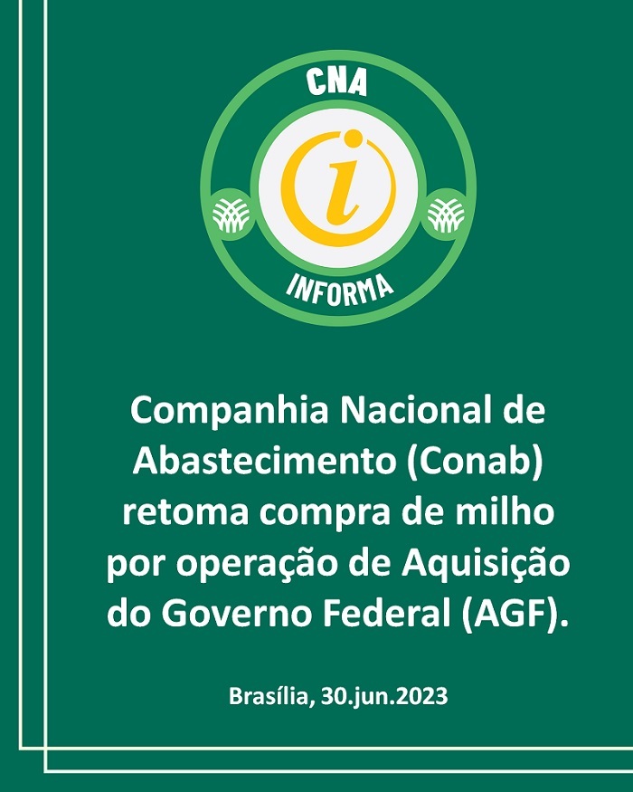 Card milho Conab CNA Informa