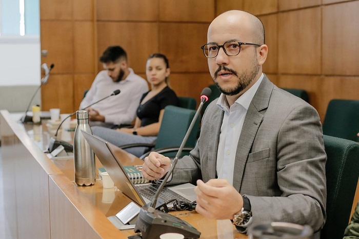 Diego Humberto de Oliveira, do ICNA durante a reunião