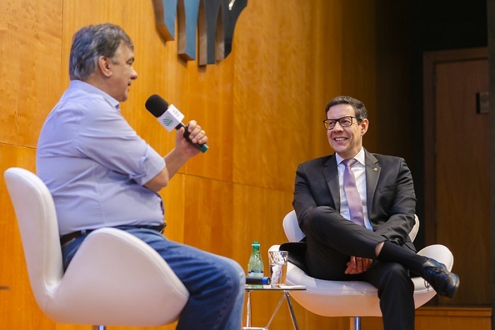 Moacir Teixeira, sócio-fundador do Grupo EcoAgro, e Bruno Gomes, superintendente da CVM