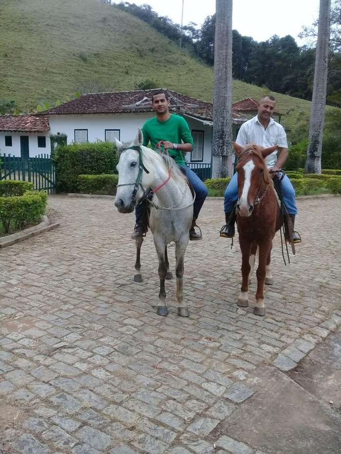 João Ferreira e seu tio.