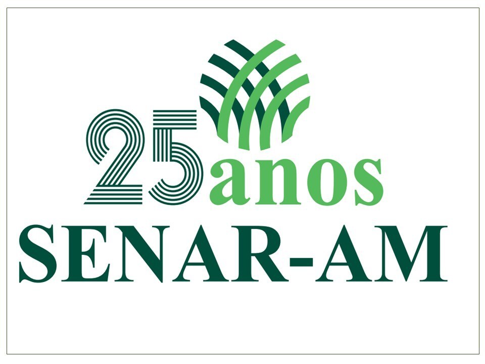 LOGO COMEMORATIVA SENAR AM 25 ANOS