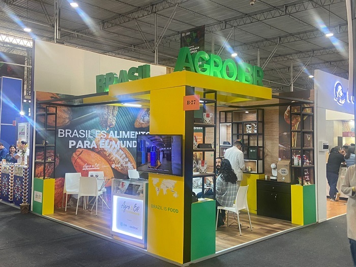 Estande do projeto Agro.BR na Expoalimentaria 2024