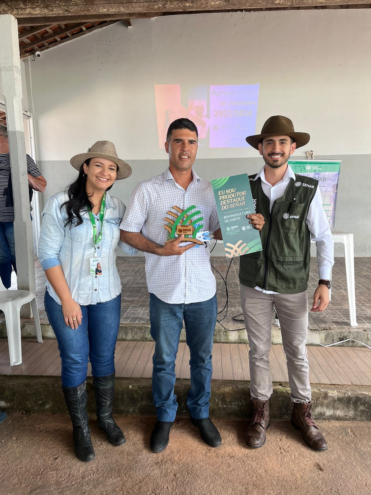 José Francisco Melo Santos realizou todas as recomendações do técnico de campo.