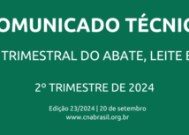 Pesquisa Trimestral do Abate, Leite e Ovos Resultados do 2º trimestre de 2024