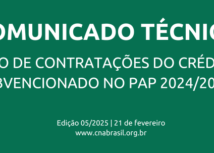 Suspensão de contratações do Crédito Rural Subvencionado no PAP 2024/2025