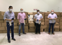 FAERN recebe doação de 100 mil máscaras de proteção