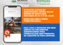 FAERN/SENAR é parceira da 1ª Exposição Virtual do Rio Grande do Norte