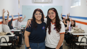 Agrinho do Senar/MS fortalece laços de Samantha e professora com o meio rural