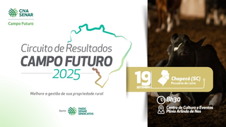 É amanhã: CNA apresenta custos da pecuária de leite em Chapecó