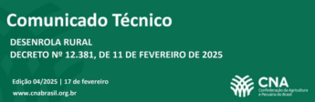 CNA orienta produtores sobre o Desenrola Rural