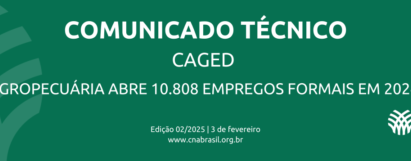 Agropecuária abre 10.808 empregos formais em 2024