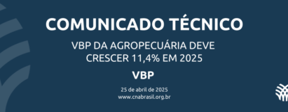 VBP da Agropecuária deve crescer 11,4% em 2025