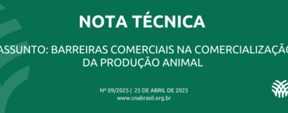 Assunto: Barreiras comerciais na comercialização da produção animal