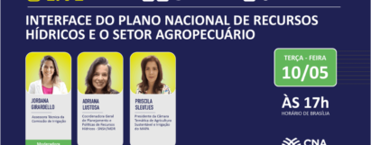 Live - Interface do Plano Nacional de Recursos Hídricos e o Setor Agropecuário