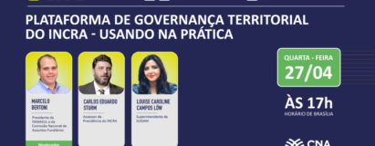Live - Plataforma de Governança Territorial do Incra - Usando na prática