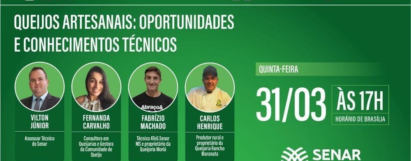 Live - Queijos Artesanais: oportunidades e conhecimentos técnicos