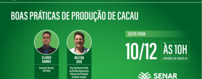 Live - Boas Práticas de Produção de Cacau