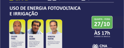 Live - Uso de Energia Fotovoltaica e irrigação