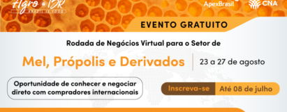 Rodada de Negócios Virtual - Mel, Própolis e Derivados