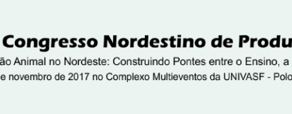 XIII Congresso Nacional de Produção Animal 2018