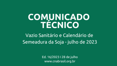 VAZIO SANITÁRIO E CALENDÁRIO DE SEMEADURA DA SOJA