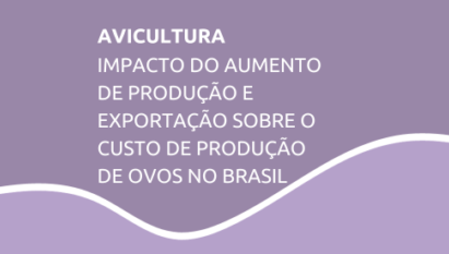 Impacto do aumento de produção e exportação sobre o custo de produção de ovos no Brasil