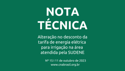 Alteração no desconto da tarifa de energia elétrica para irrigação na área atendida pela SUDENE