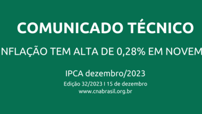 INFLAÇÃO TEM ALTA DE 0,28%  EM NOVEMBRO