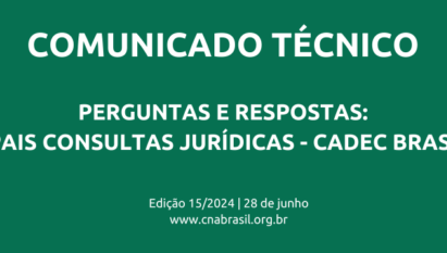 Perguntas e respostas: Principais consultas jurídicas - CADEC Brasil (CNA)