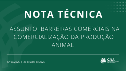 ASSUNTO: BARREIRAS COMERCIAIS NA COMERCIALIZAÇÃO DA PRODUÇÃO ANIMAL
