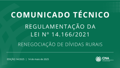 Reabertura de prazo para renegociação de dívidas rurais com recursos dos fundos constitucionais (FCO, FNO e FNE)