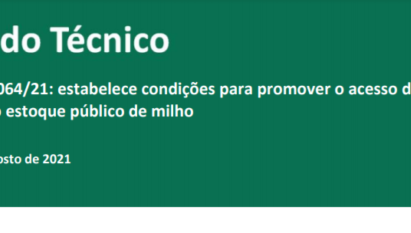 “MEDIDA PROVISÓRIA DO MILHO EM BALCÃO” FACILITA O ACESSO DO PEQUENO CRIADOR DE ANIMAIS AO ESTOQUE DE MILHO