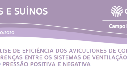 ANÁLISE DE EFICIÊNCIA DOS AVICULTORES DE CORTE: DIFERENÇAS ENTRE OS SISTEMAS DE VENTILAÇÃO DO TIPO PRESSÃO POSITIVA E NEGATIVA