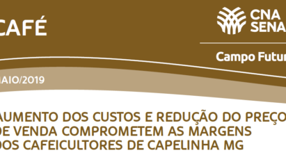 AUMENTO DOS CUSTOS E REDUÇÃO DO PREÇO DE VENDA COMPROMETEM AS MARGENS DOS  CAFEICULTORES DE CAPELINHA/MG