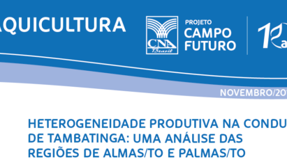 HETEROGENEIDADE PRODUTIVA NA CONDUÇÃO DE TAMBATINGA: UMA ANÁLISE DAS REGIÕES DE ALMAS/TO E PALMAS/TO