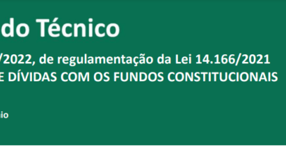 REGULAMENTADA A RENEGOCIAÇÃO DE DÍVIDAS COM OS FUNDOS CONSTITUCIONAIS DE FINANCIAMENTO