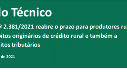 PRODUTORES RURAIS PODERÃO ADERIR AO PROGRAMA DA PGFN PARA RENEGOCIAR DÉBITOS DE CRÉDITO RURAL E TAMBÉM DÉBITOS TRIBUTÁRIOS FEDERAIS, INSCRITOS NA DÍVIDA ATIVA DA UNIÃO (DAU)