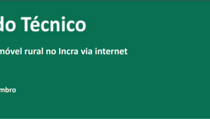 INCLUSÃO CADASTRAL DE IMÓVEL RURAL NO INCRA VIA INTERNET