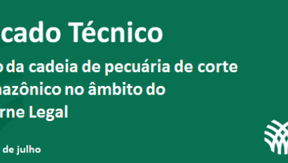 A CNA INFORMA OS EFEITOS E APLICAÇÕES DO INSTRUMENTO QUE TORNA POSSÍVEL A RETOMADA DA COMERCIALIZAÇÃO DE GADO BOVINO EM PROPRIEDADES PARCIALMENTE EMBARGADAS NO BIOMA AMAZÔNICO